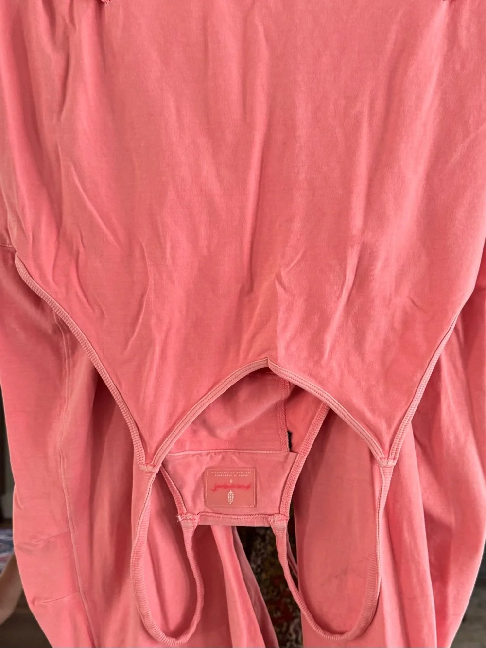 Free People Bright Pink Hotshot onesie